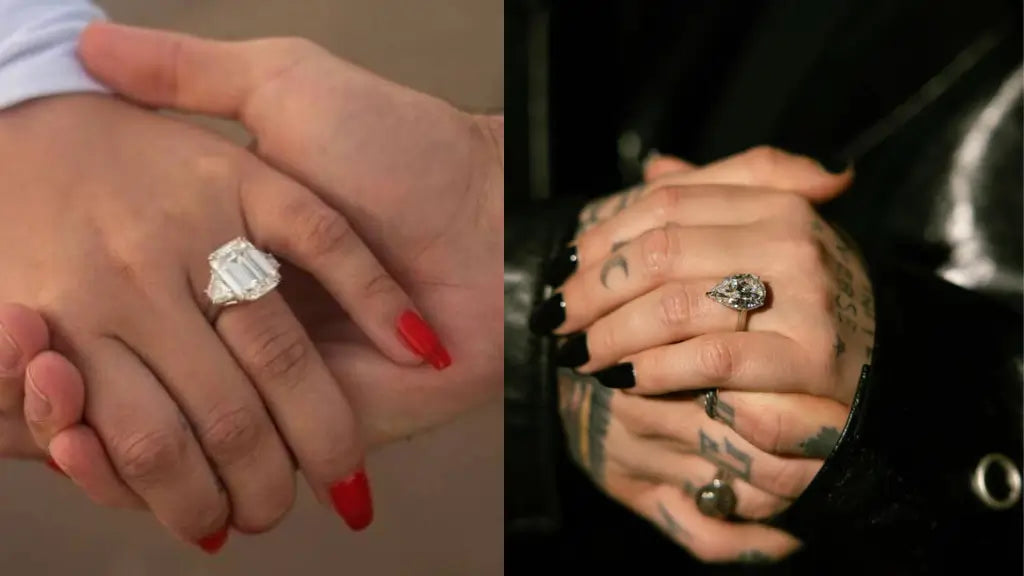 Demi Lovato Engagement Rings: 2020 & 2023 – Pear & Emerald Cut