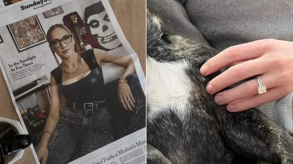 Kat Timpf Engagement Ring: Radiant Cut Brilliance and Timeless Elegance