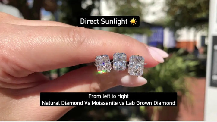 Diamond vs Moissanite in Sunlight: A Detailed Comparison