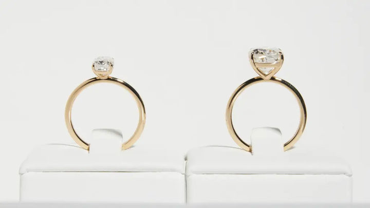 High Profile vs Low Profile Engagement Ring