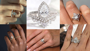 Wedding Bands for Pear Shaped Rings