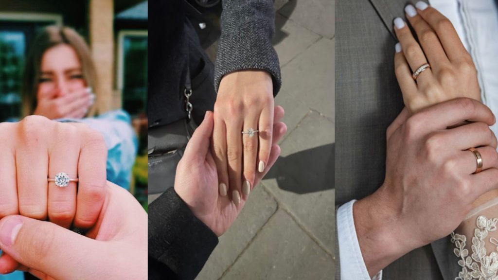 Promise ring vs Engagement ring vs Wedding ring