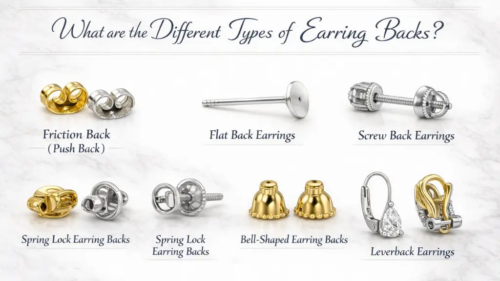What are the Different Types of Earring Backs?