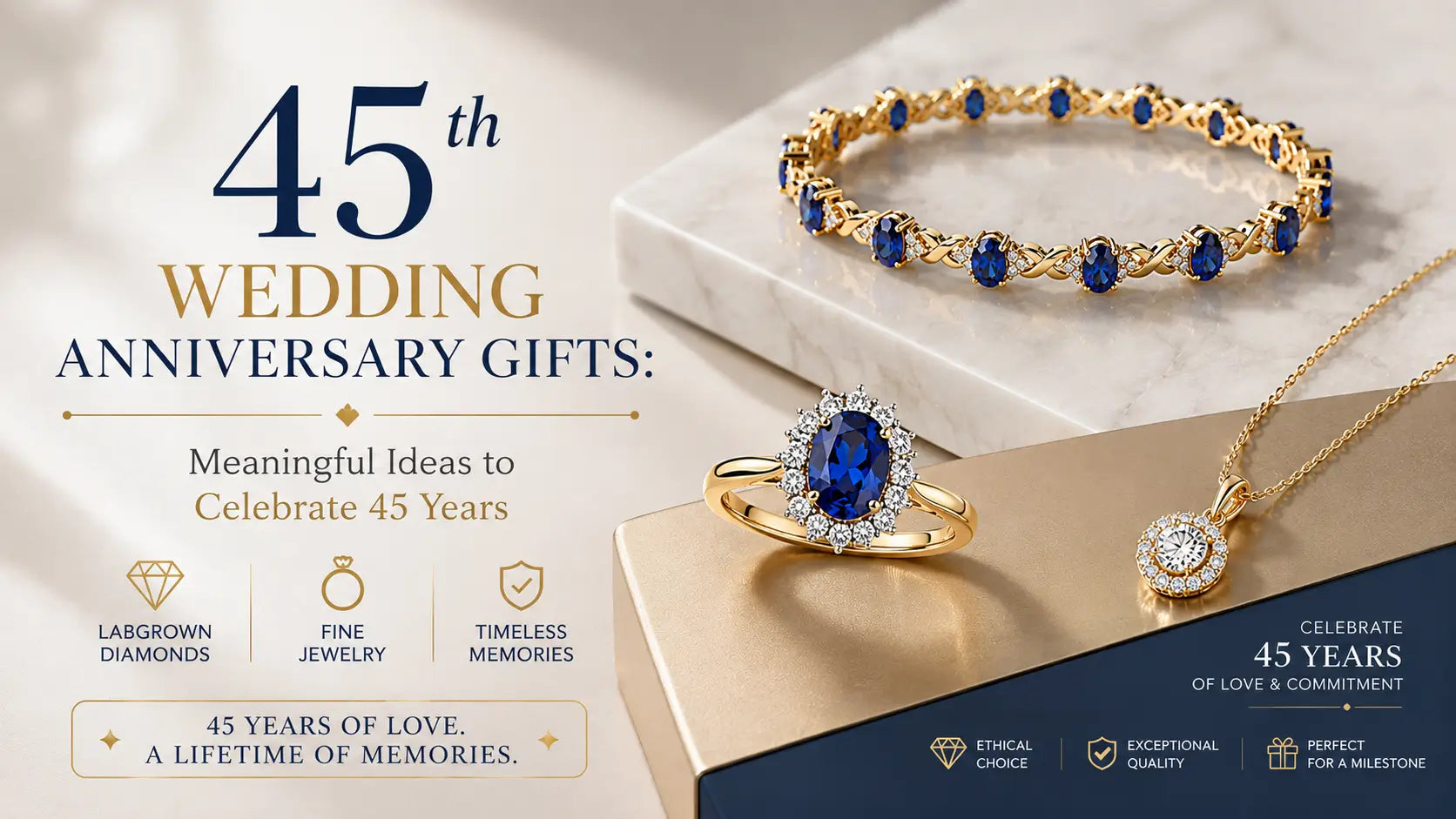 45th Wedding Anniversary Gifts: Meaningful Gift Ideas