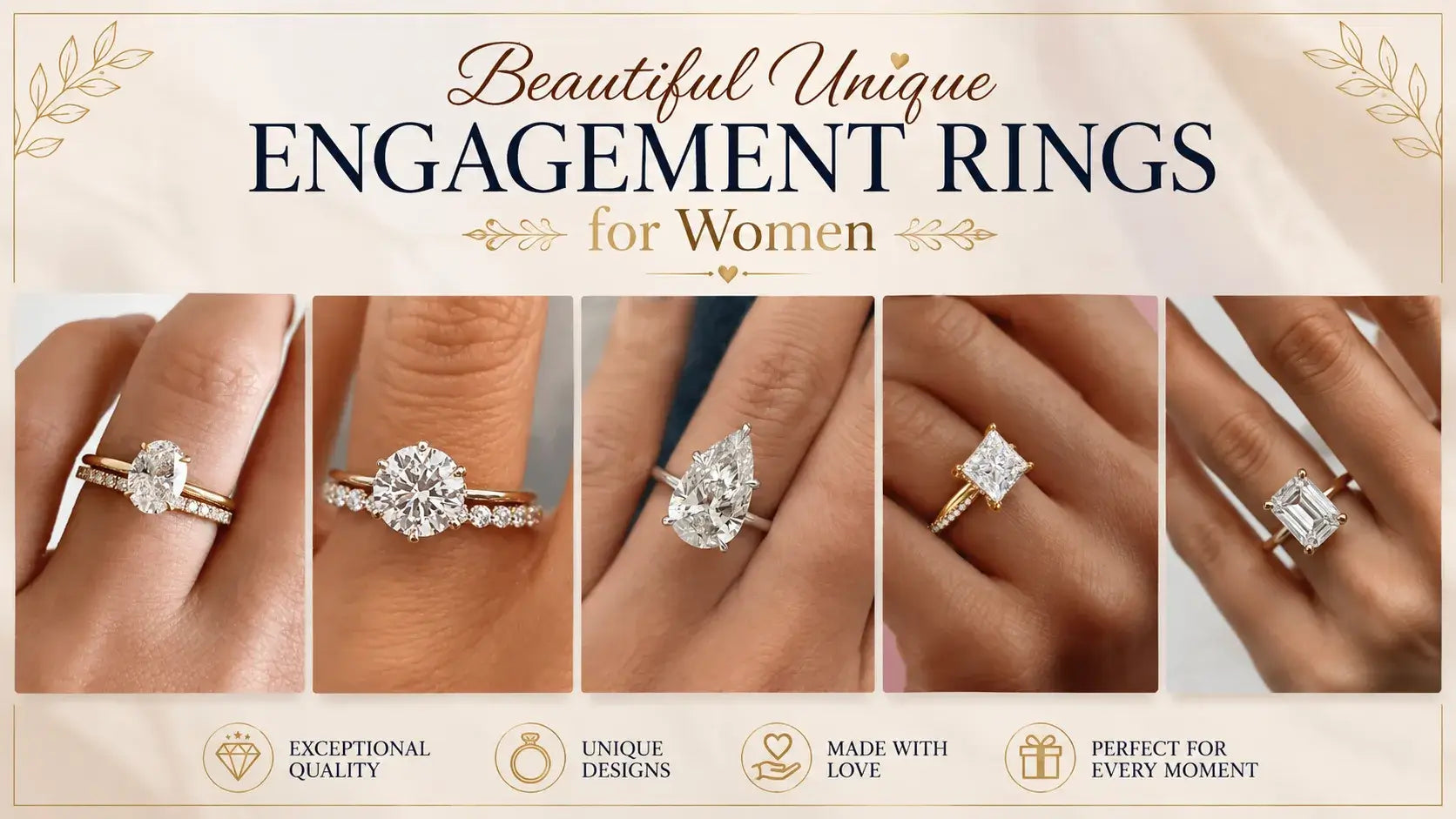 Beautiful Unique Engagement Rings for Women