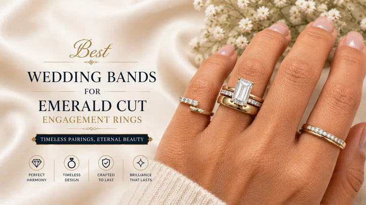 Best Wedding Bands for Emerald Cut Engagement Rings