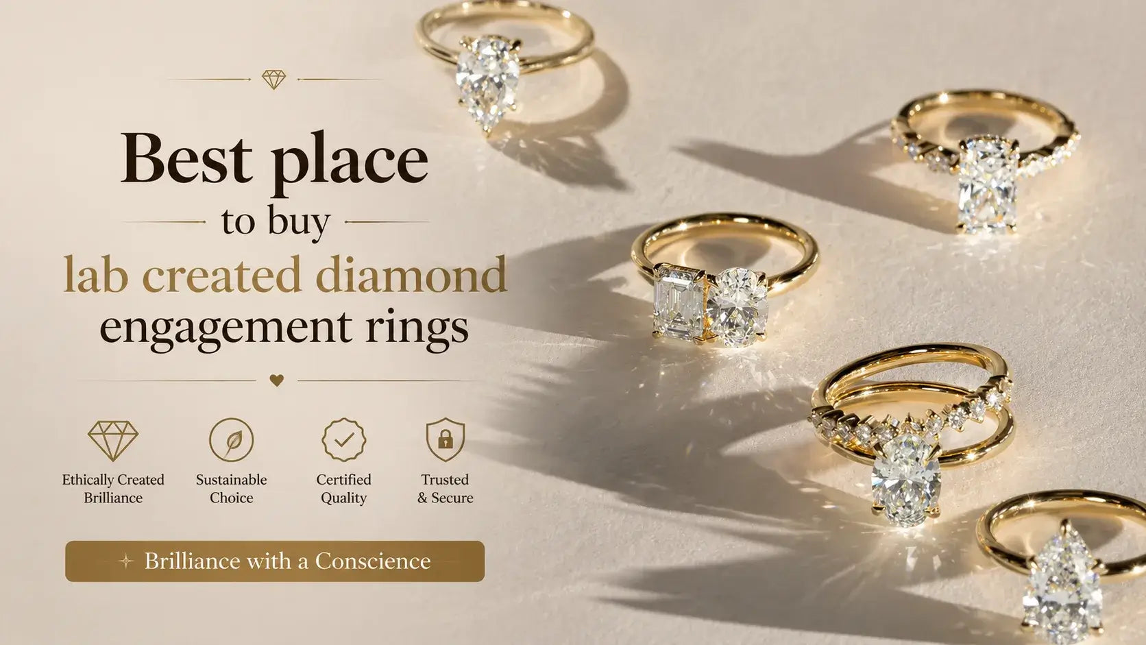 Best place to buy lab created diamond engagement rings