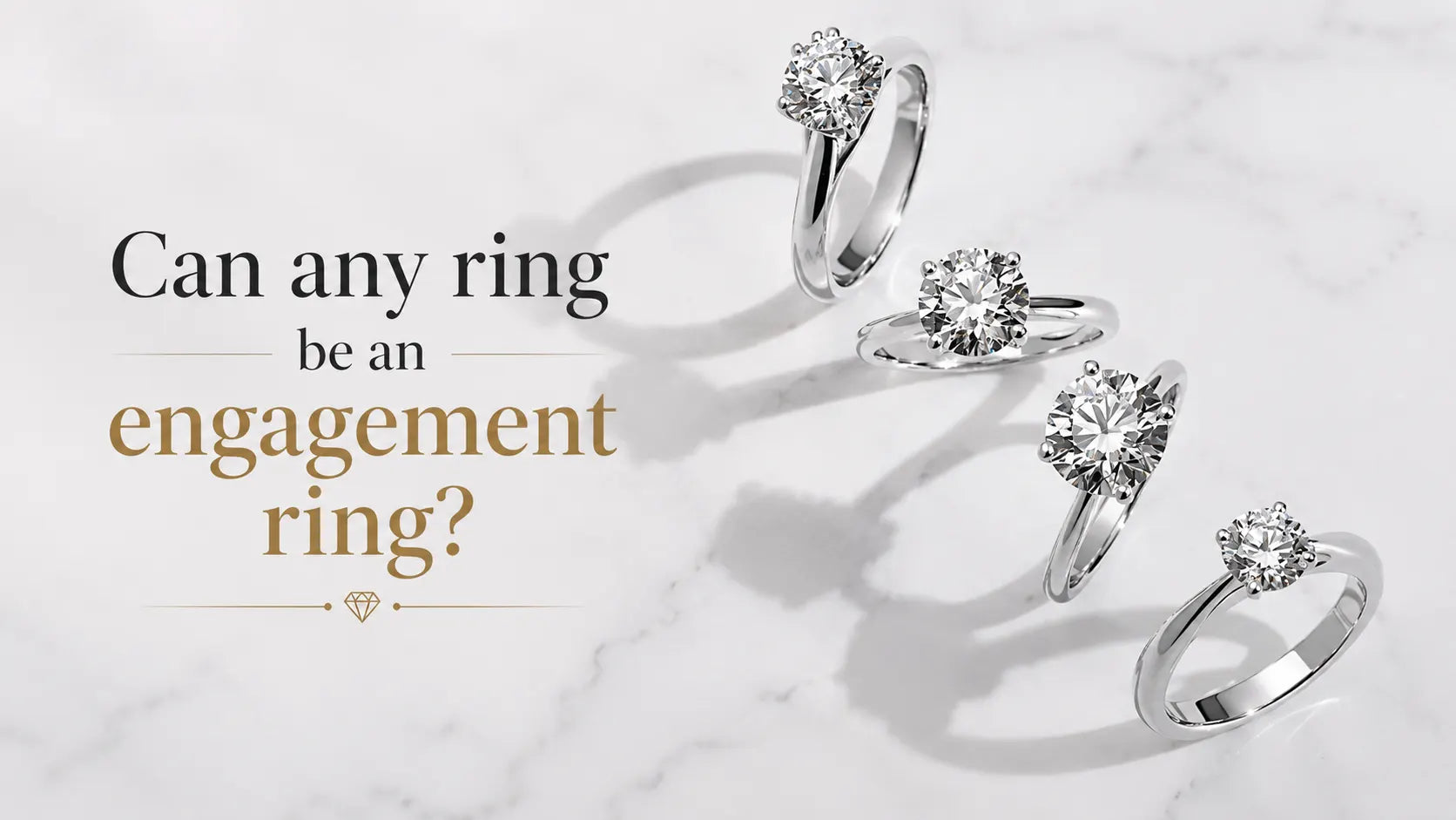 Can any ring be an engagement ring?