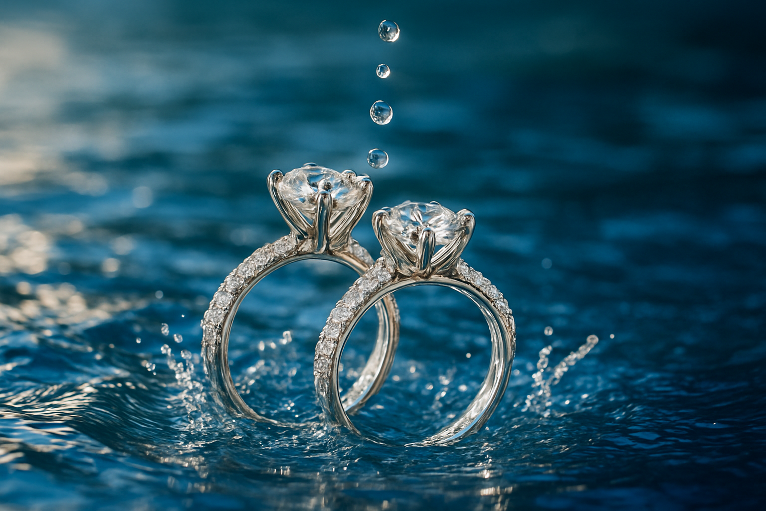 Can I swim with my engagement ring?