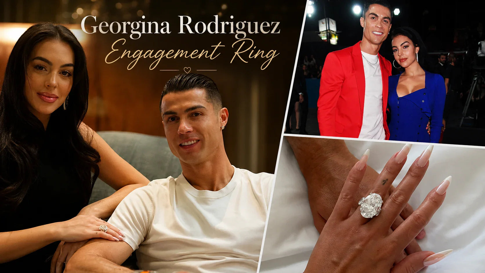 Georgina Rodriguez Engagement Ring - Oval-Cut Platinum Masterpiece