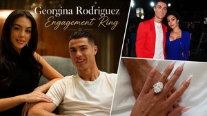 Georgina Rodriguez Engagement Ring - Oval-Cut Platinum Masterpiece