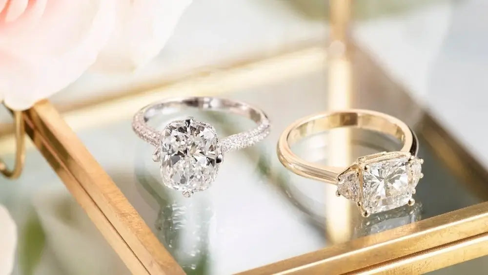 Gold vs silver Engagement Ring
