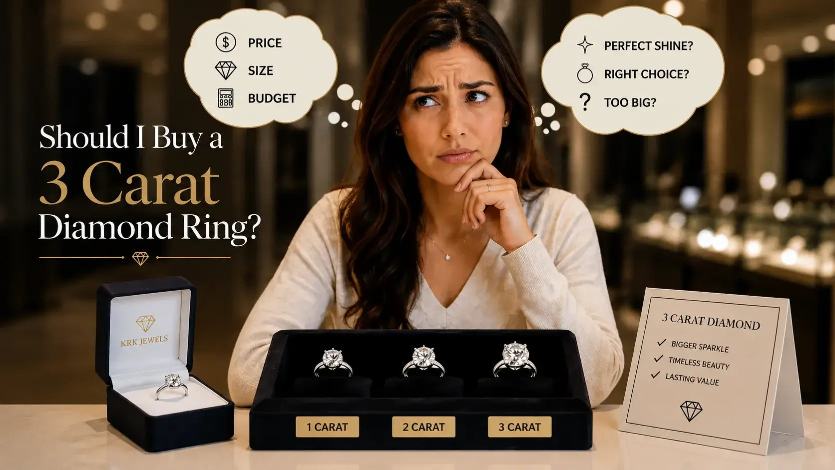 How Much is a 3 Carat Diamond Ring?