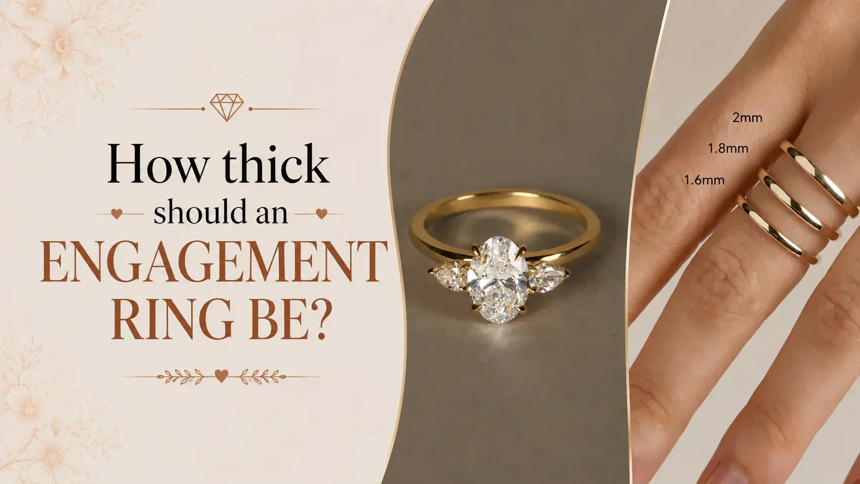 How thick should an engagement ring be?