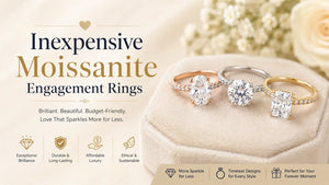 Inexpensive Moissanite Engagement Rings