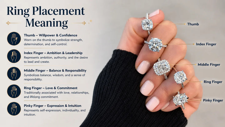 Ring Placement Meaning: Wearing Rings on Each Finger