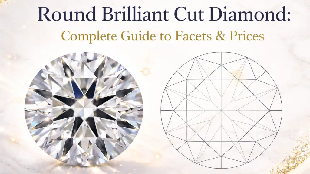 The Round Brilliant Cut Diamond: Guide to Facets & Prices