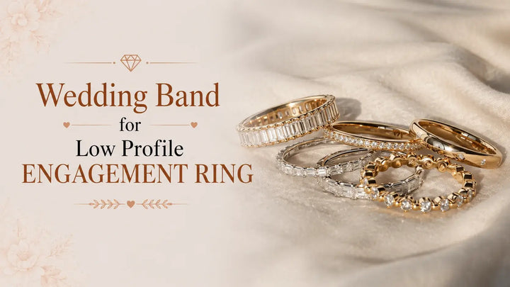 Wedding Band for Low Profile Engagement Ring