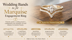 Wedding bands to fit marquise engagement ring