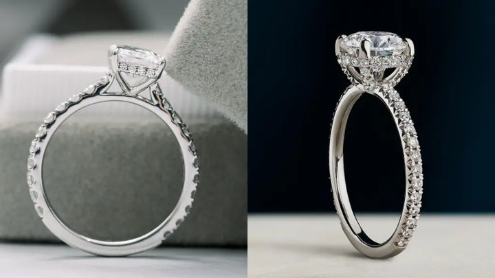 Cathedral Setting vs Prong Setting