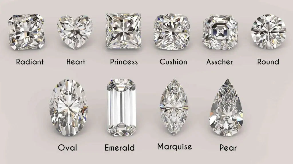 Types of Diamond Cuts and Shapes - Guide by KRK Jewels