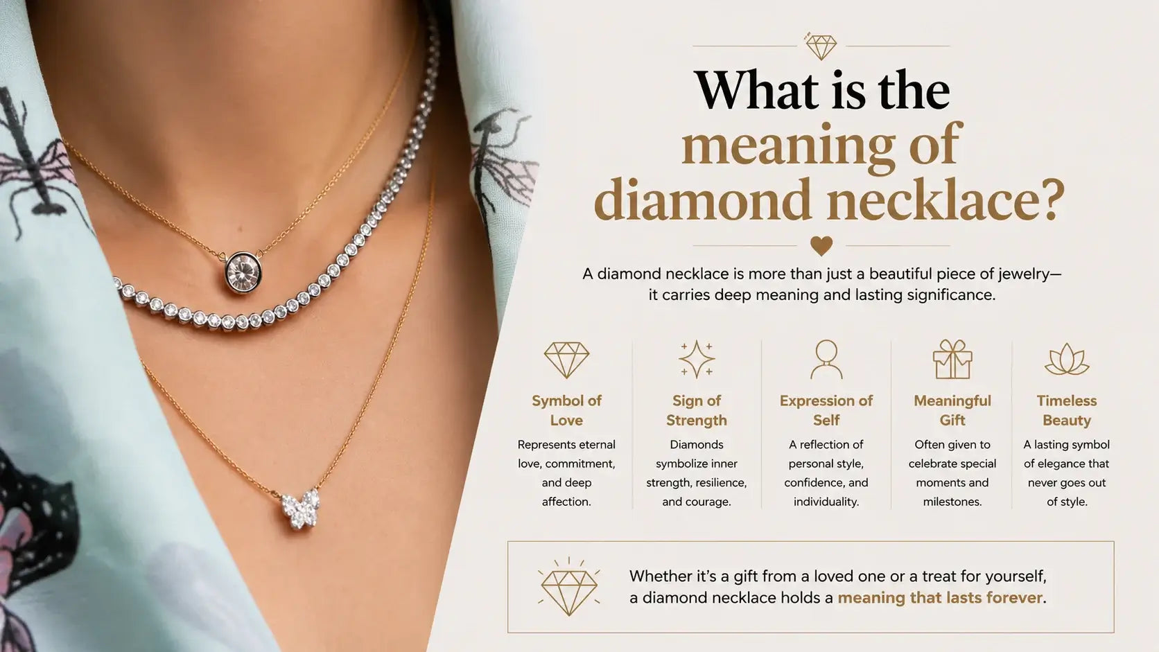 What is the meaning of diamond necklace?