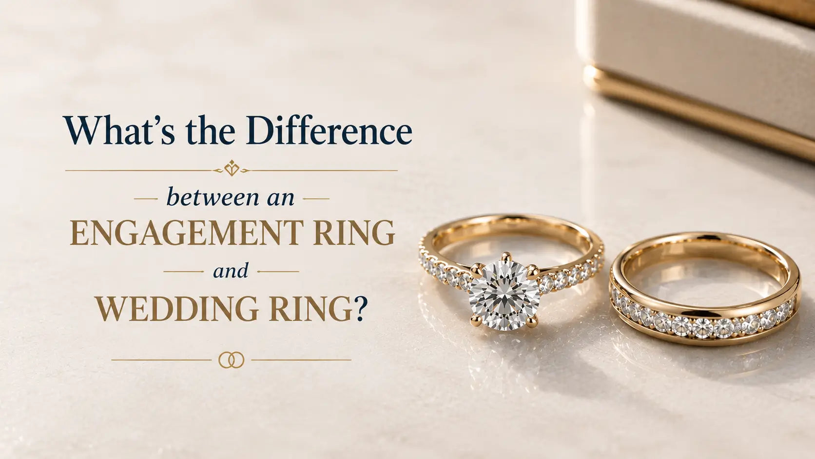 What’s the Difference between an Engagement Ring and a Wedding Ring?