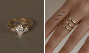 How thick should an engagement ring be?