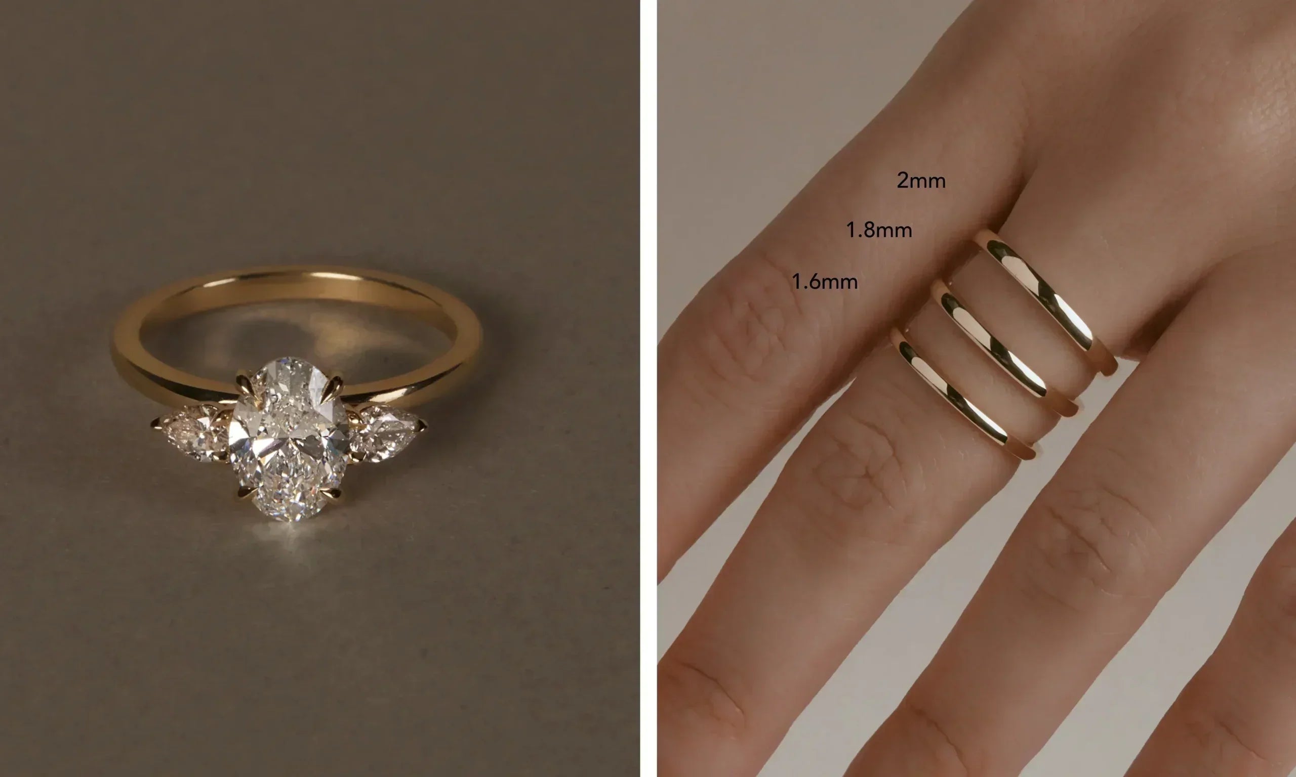 How thick should an engagement ring be?