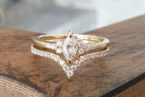 Wedding bands to fit marquise engagement ring