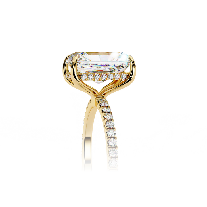 Hidden Halo Engagement Rings
