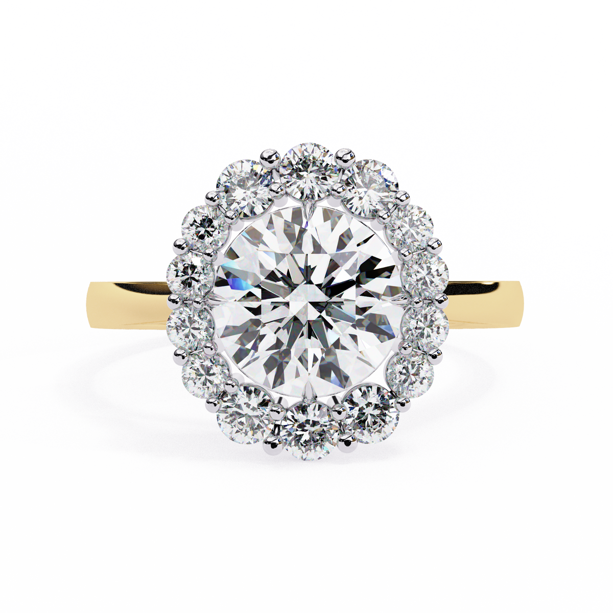 Halo Engagement Rings | Brilliant Sparkle Designs
