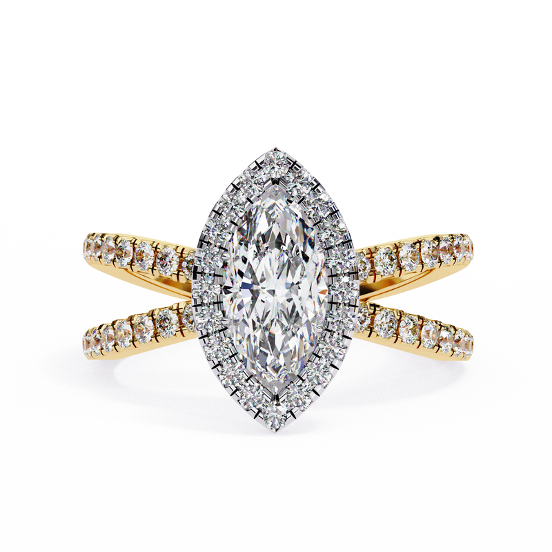 Split Shank Engagement Ring