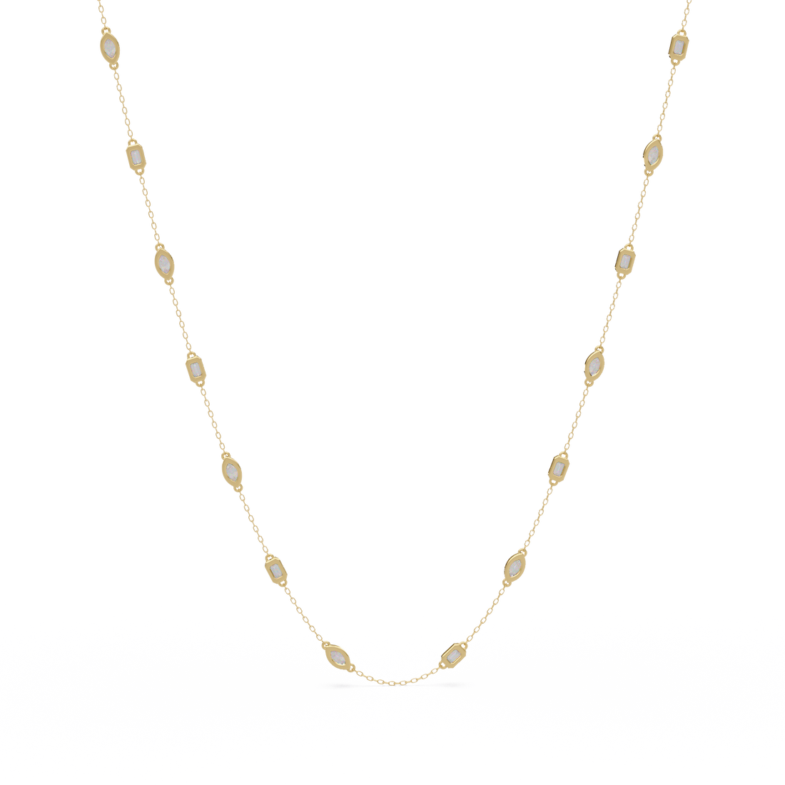 Marquise Emerald Necklace