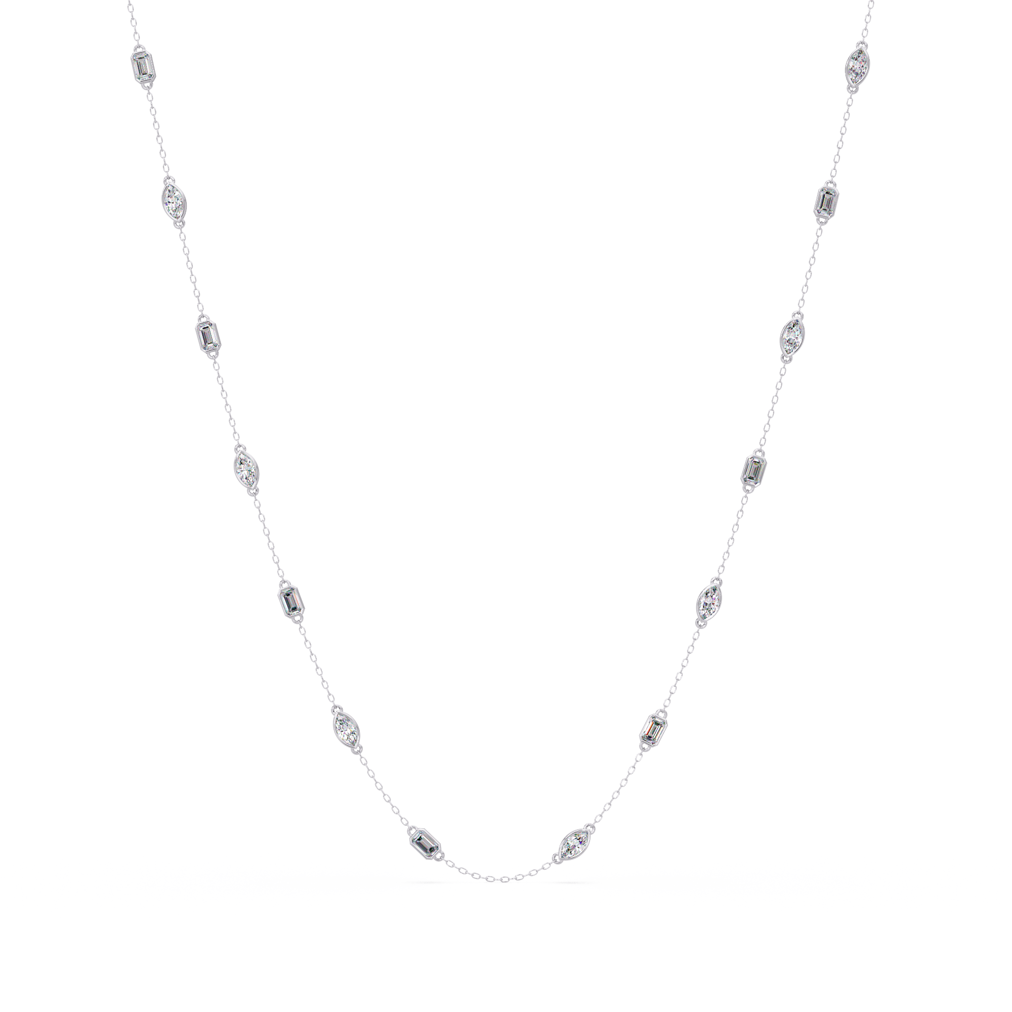 Marquise Emerald Necklace