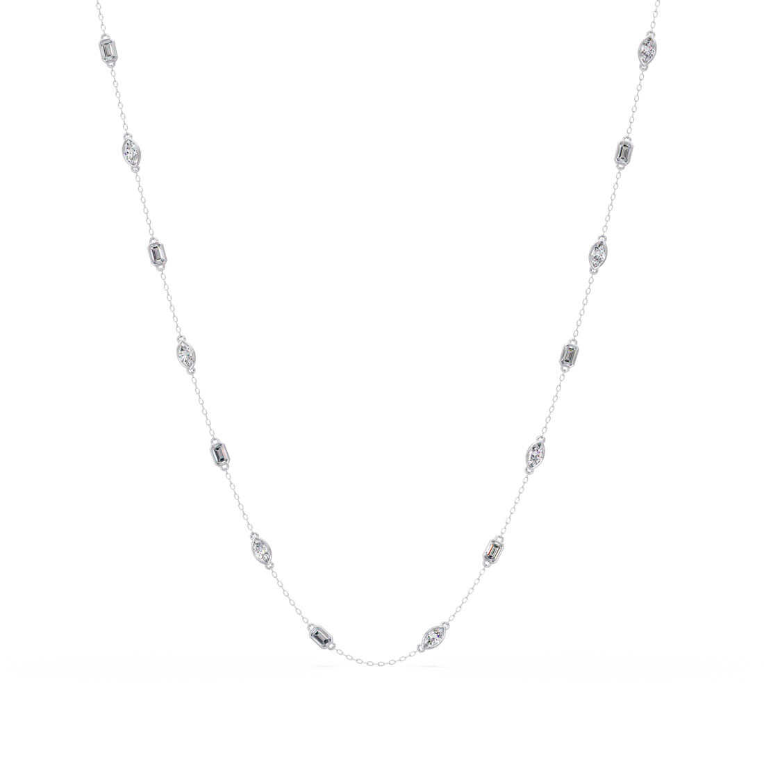 Marquise Emerald Necklace