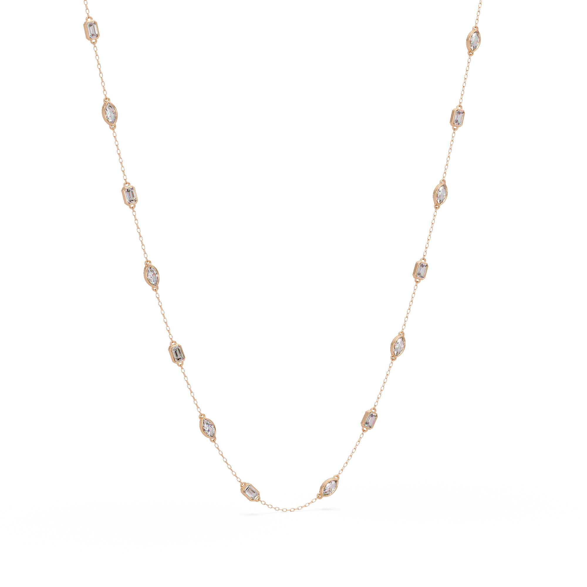 Marquise Emerald Necklace