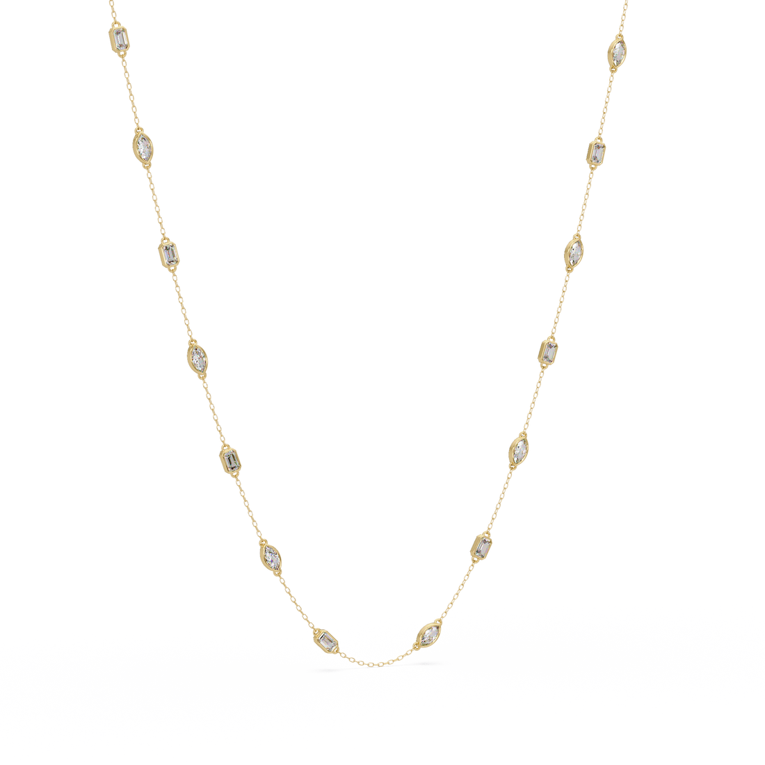 Marquise Emerald Necklace