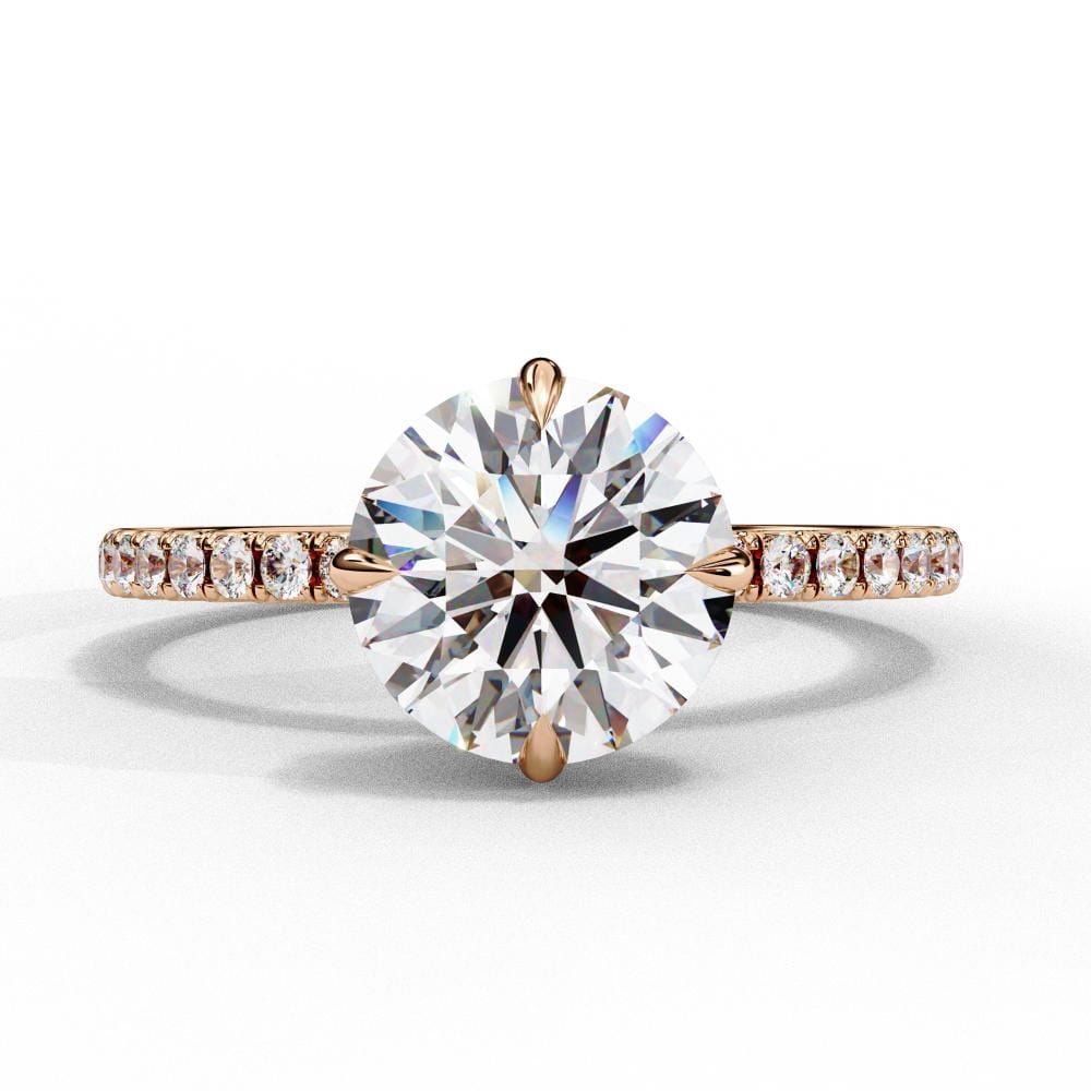 Fire Over Ice Engagement Ring