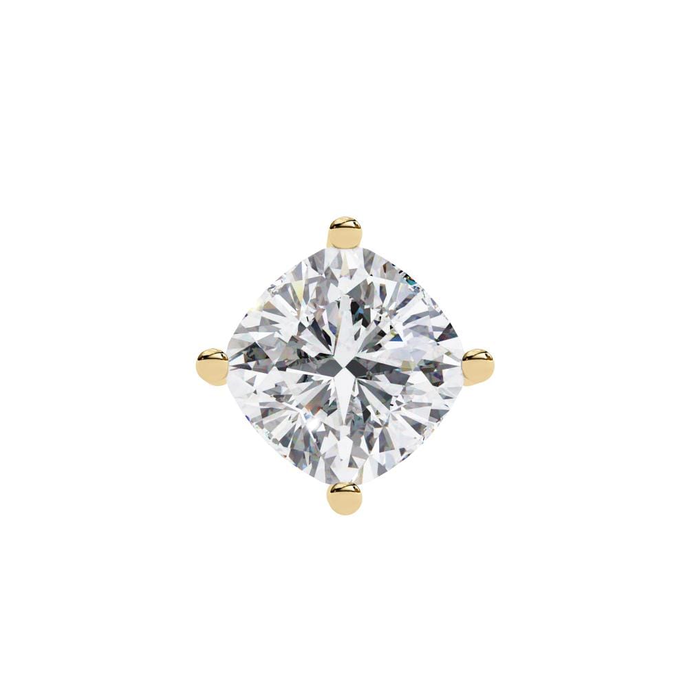 Cushion Solitaire Pendant with Chain