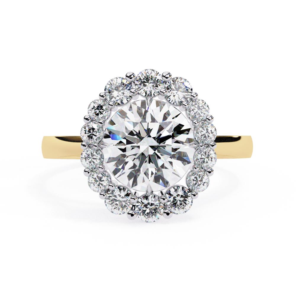 Halo Engagement Ring