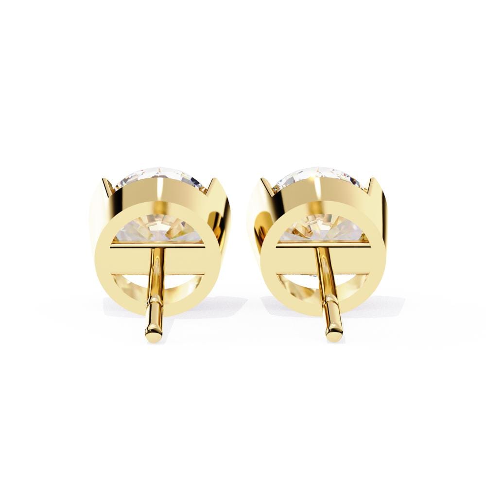 Round Bar Set Stud Earrings