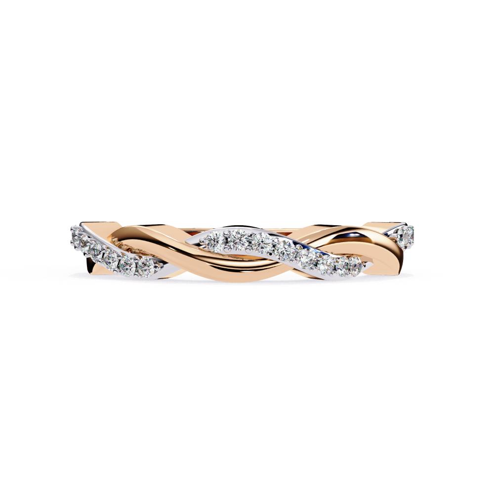 Twisted Vine Engagement Ring With Wedding Band