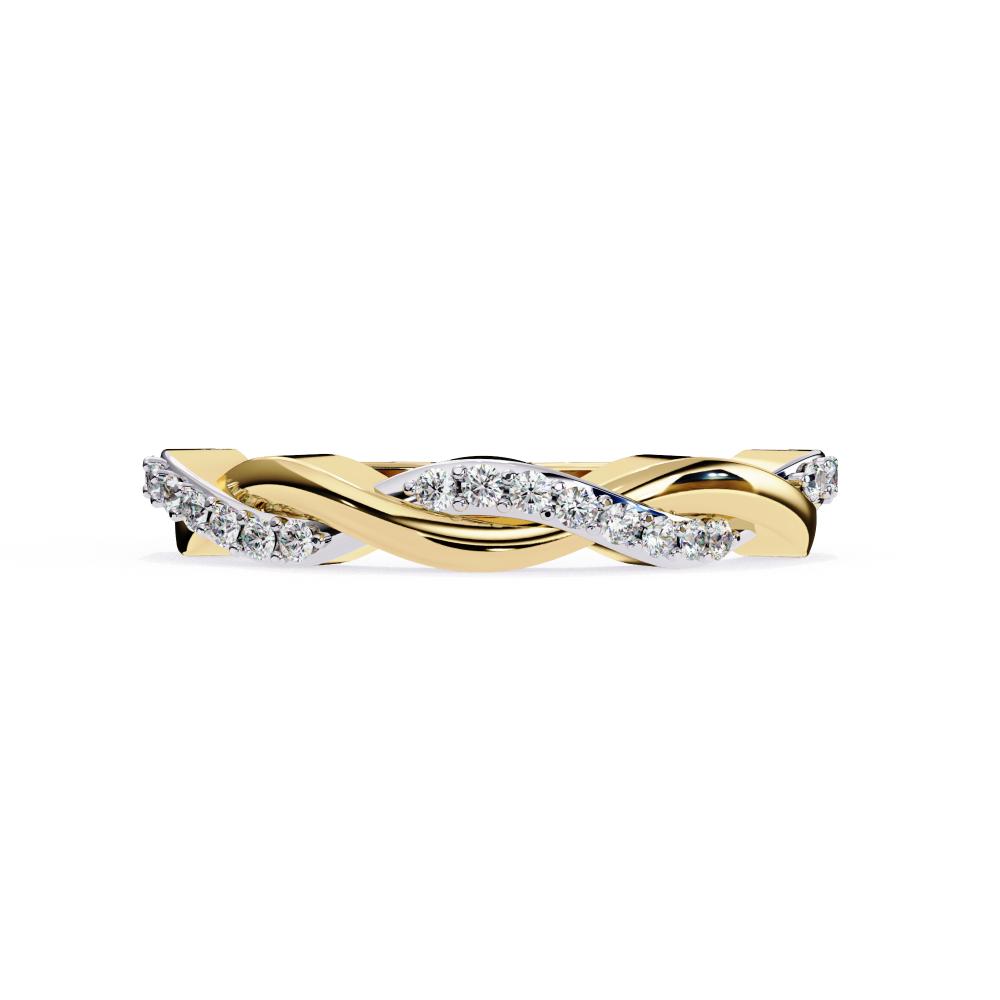 Twisted Vine Engagement Ring With Wedding Band