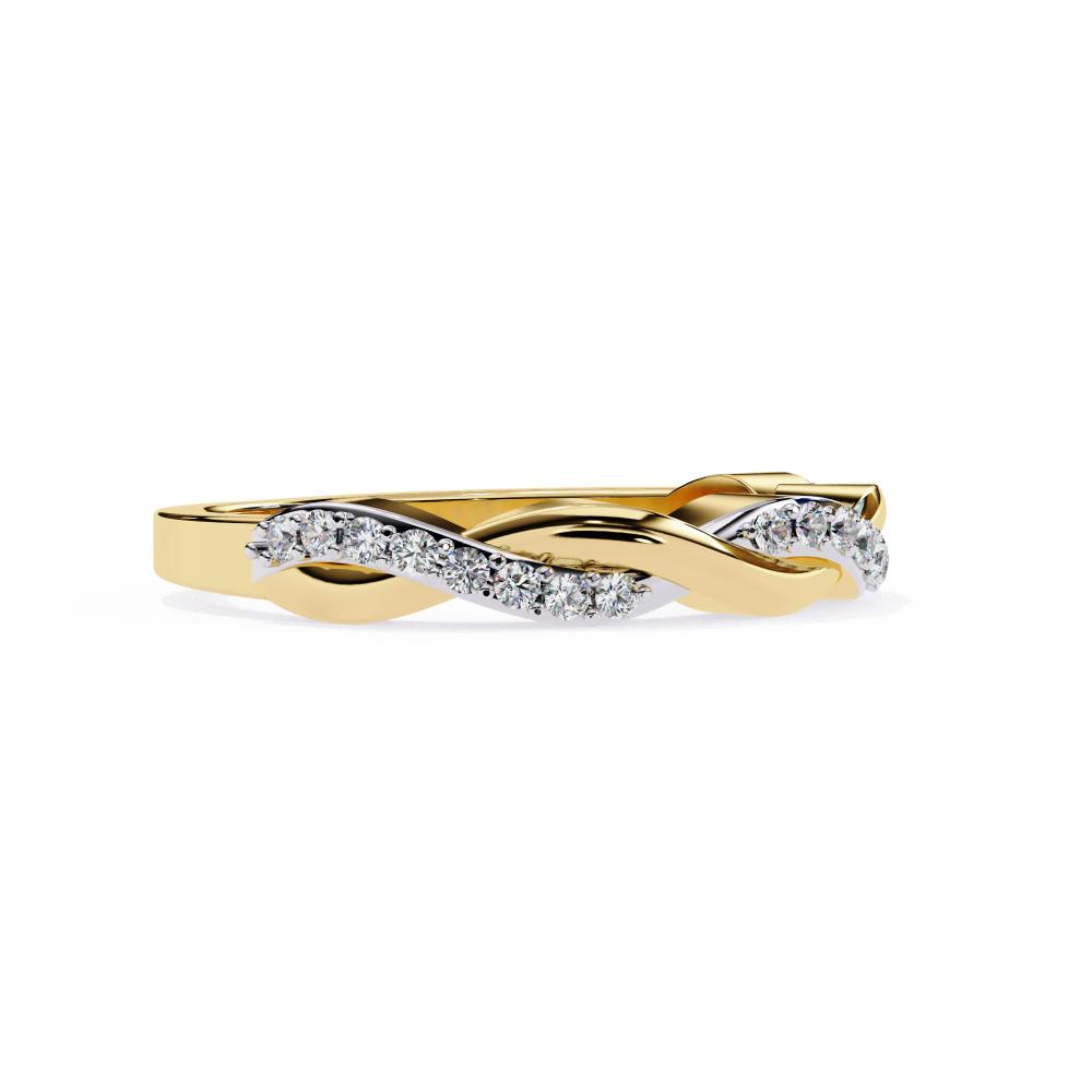 Twisted Vine Engagement Ring With Wedding Band