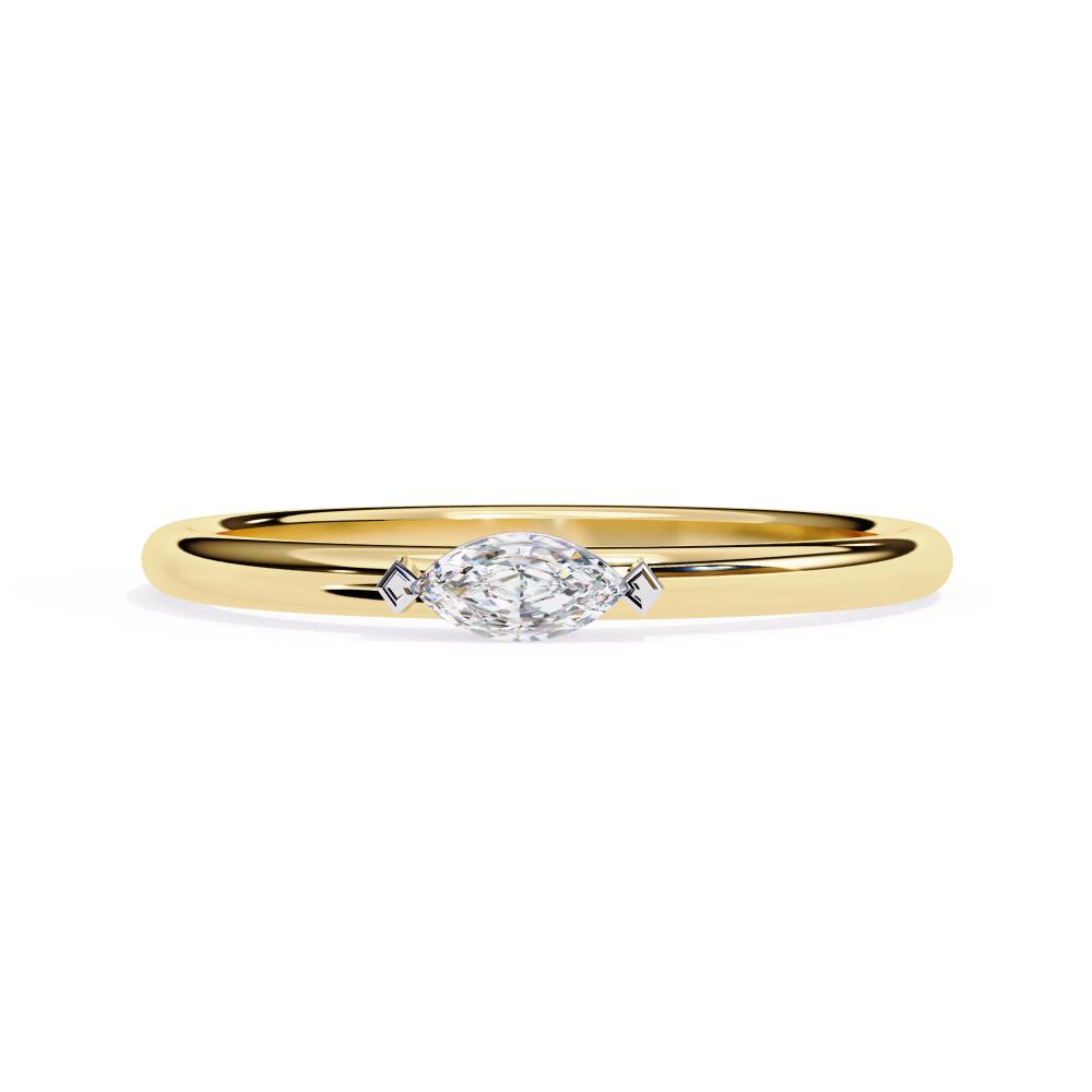 Marquise Bar Set Wedding Band