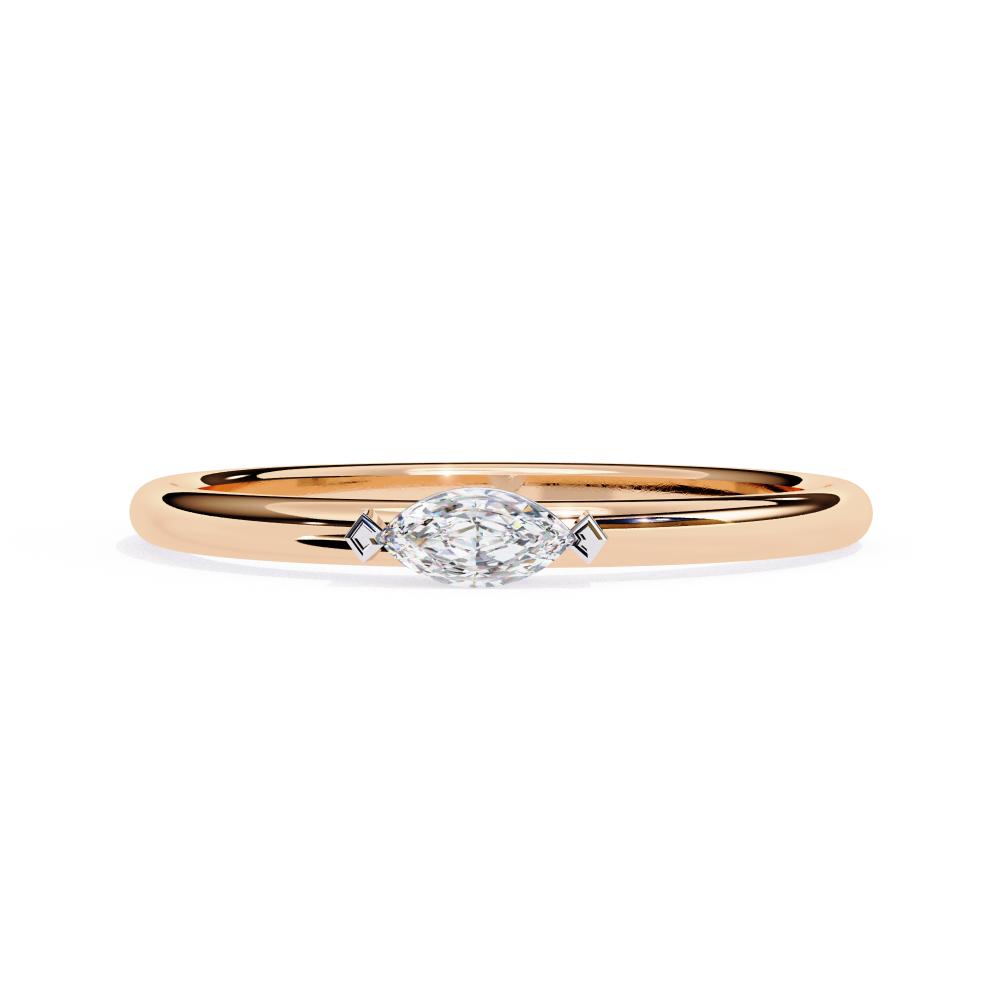 Marquise Bar Set Wedding Band