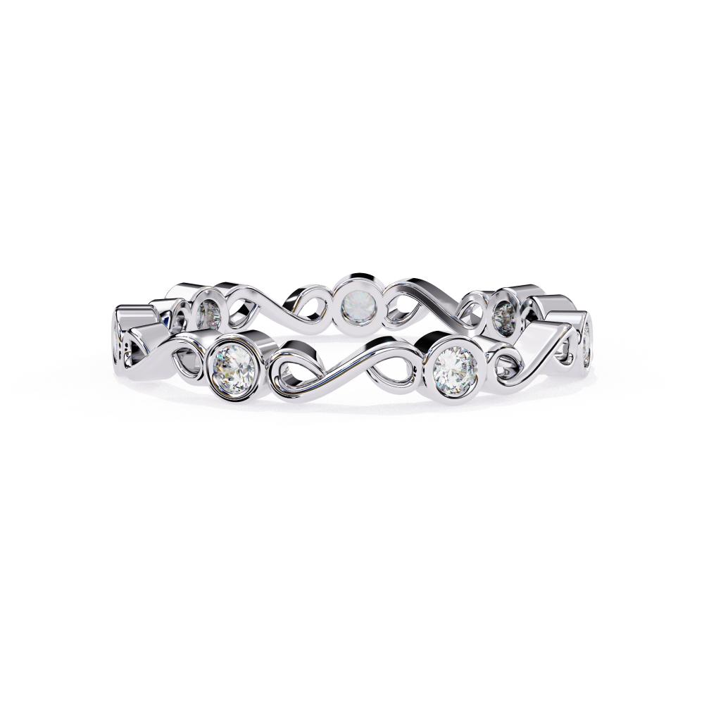Infinity Loop Wedding Rings Wedding Ring With Infinity Band | Endless Love & Elegance