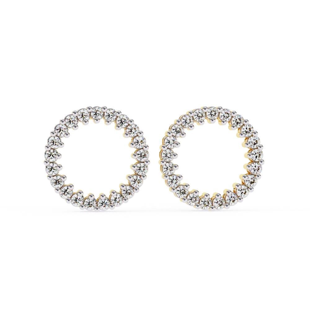 Round Circle Style Earrings
