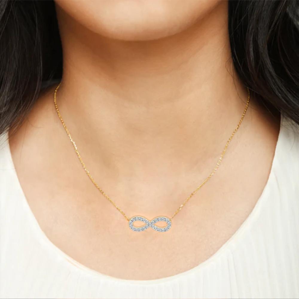 Infinity Diamond necklace